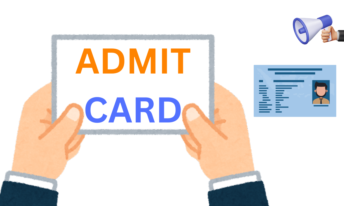 DSSSB Personal Assistant, Jr. Judicial Assistant Admit Card