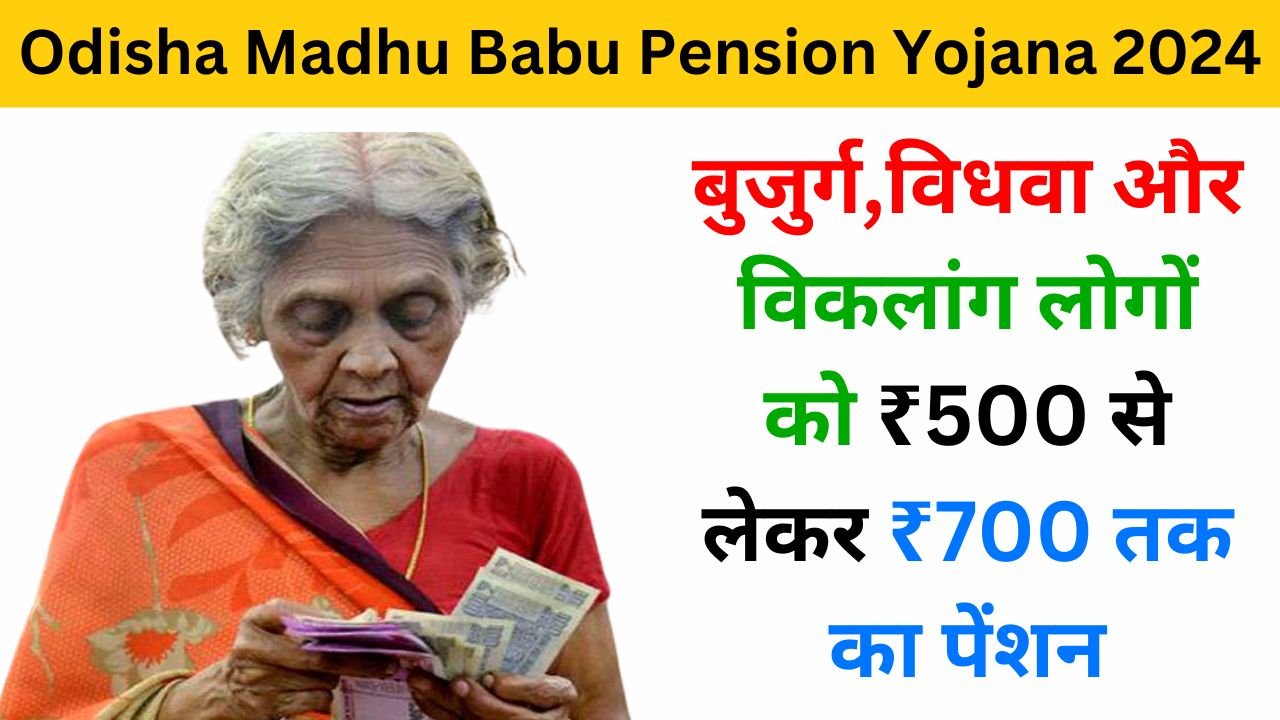 Odisha Madhu Babu Pension Yojana 2024 examlover.com