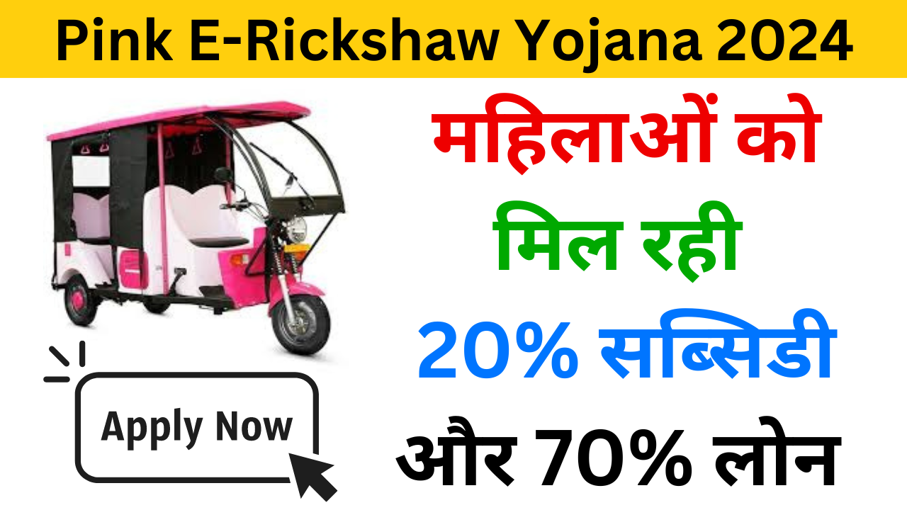 Maharashtra Pink E-Rickshaw Yojana 2024 - Exam Lover