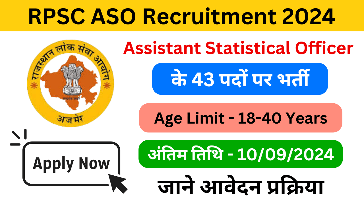 RPSC Assistant Statistical Officer Recruitment 2024 - Exam Lover