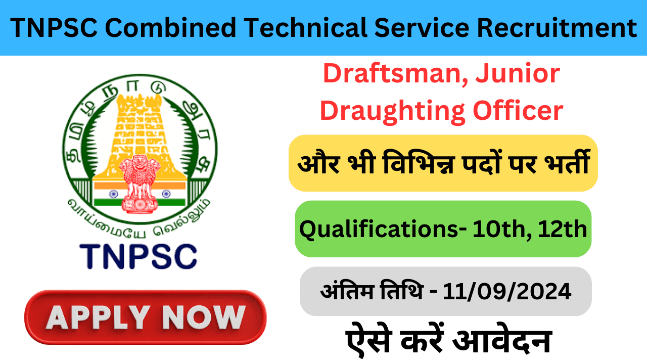 TNPSC Combined Technical Service Recruitment 2024