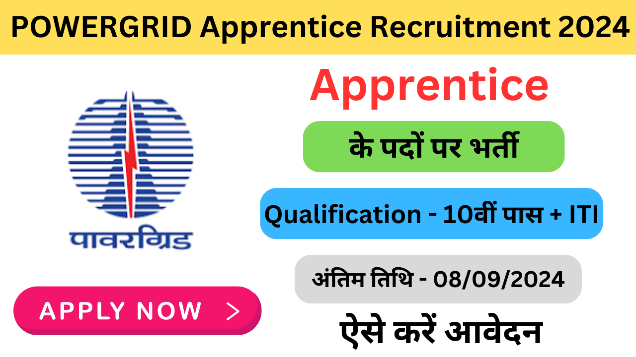 POWERGRID Apprentice Recruitment 2024