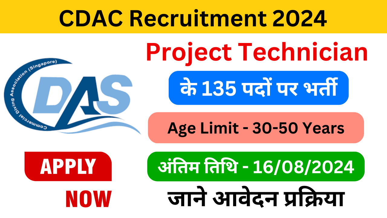 CDAC Recruitment 2024 Apply Online Form - Exam Lover