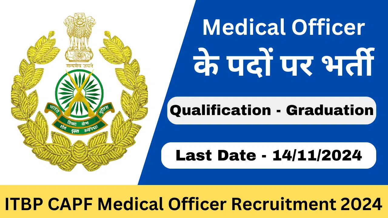 ITBP CAPF Medical Officer Recruitment 2024 - Exam Lover