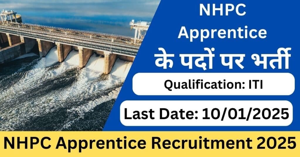 NHPC Apprentice Recruitment 2025-Exam lover
