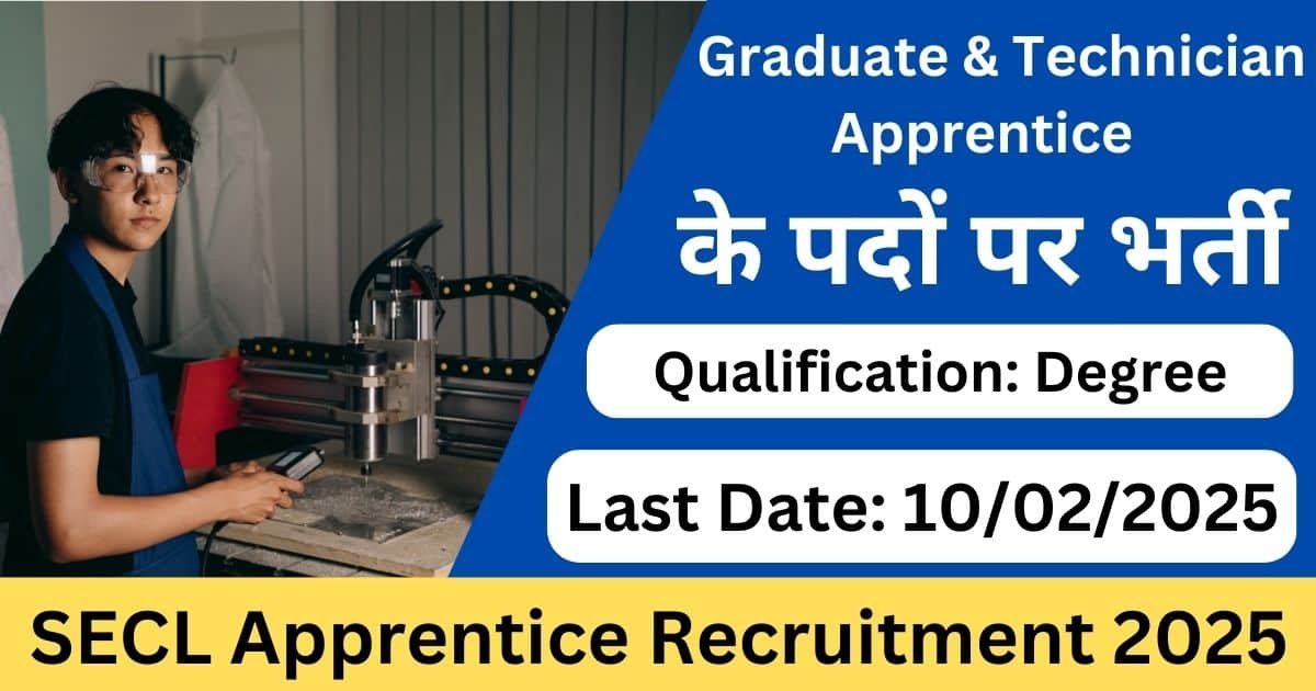 SECL Apprentice Recruitment 2025-Exam lover