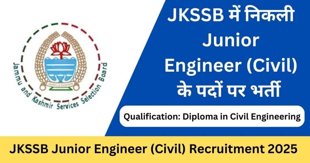 JKSSB JE Civil Vacancy 2025 Notification