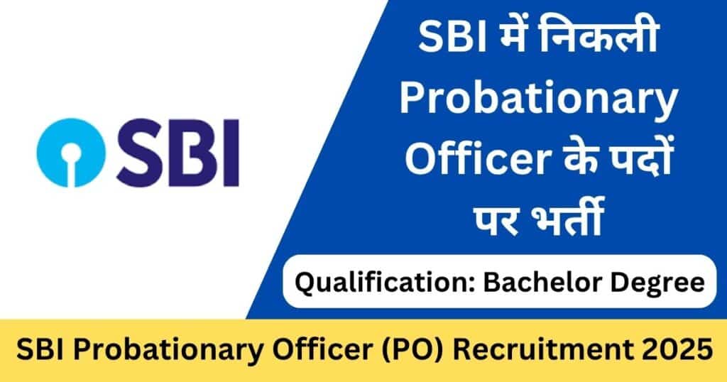 SBI PO Recruitment 2025 Notification
