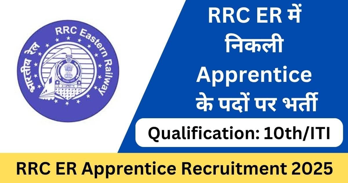 RRC ER Apprentice Recruitment 2025 Apply Online