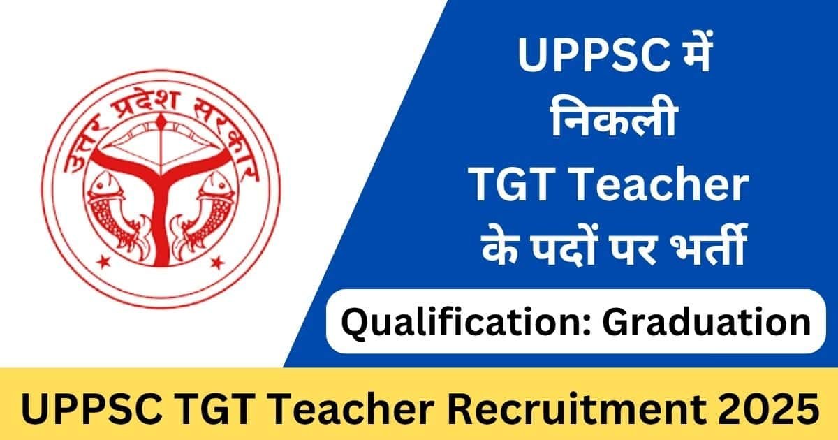 UPPSC TGT Teacher Recruitment 2025
