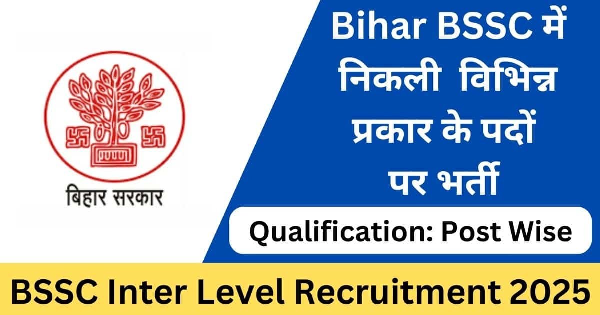 BSSC Inter Level Online Form 2025