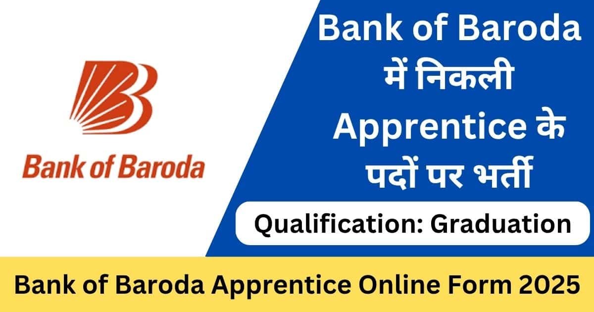 Bank of Baroda Apprentice Online Form 2025