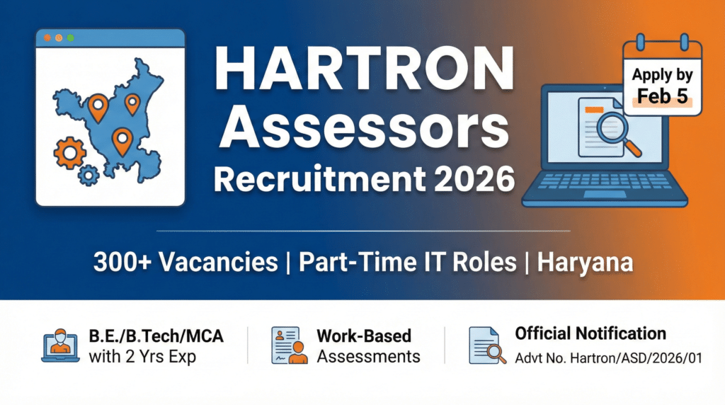 HARTRON Assessors Recruitment 2026