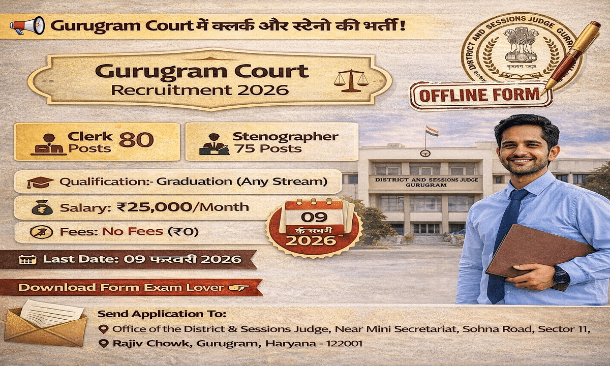 Gurugram Court Offline Form 2026