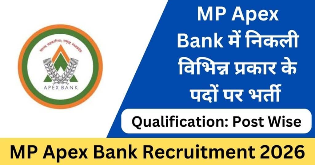 MP Apex Bank Recruitment 2026