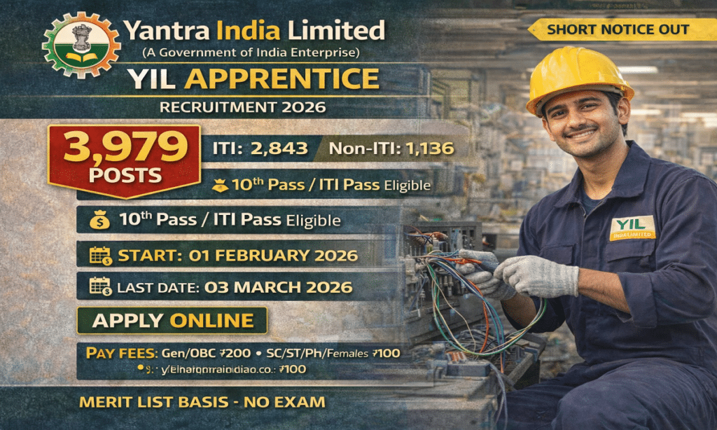 YIL Apprentice Vacancy 2026