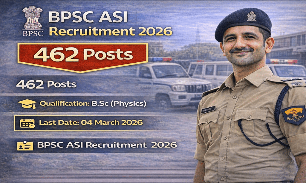 BPSC ASI Recruitment 2026