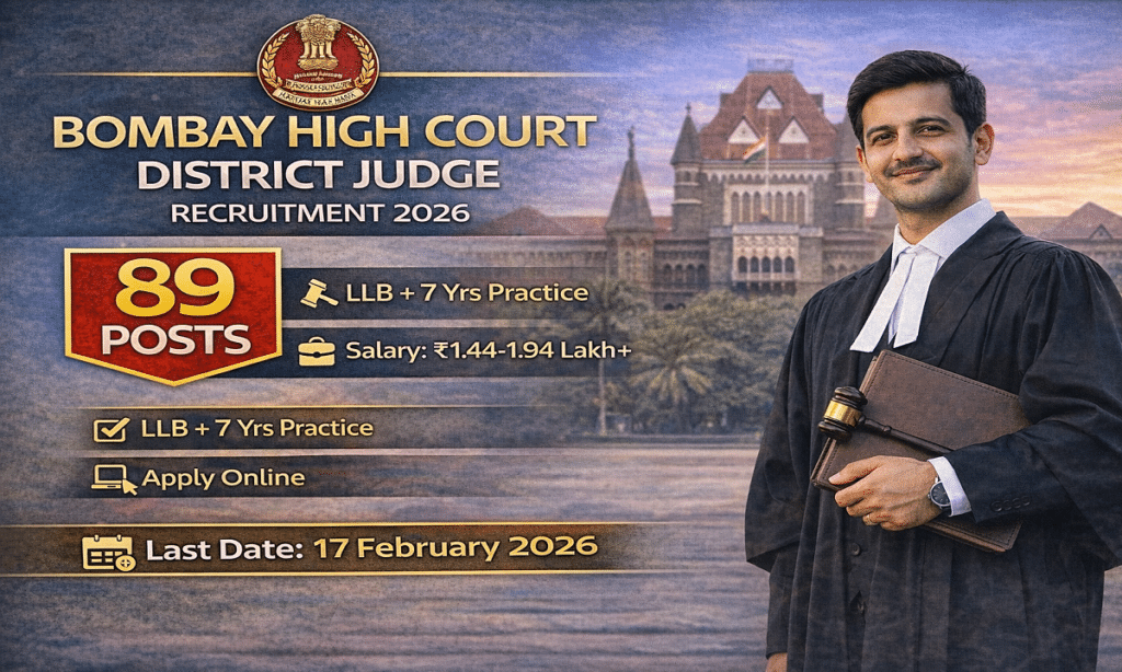 Bombay High Court District Judge Online Form 2026