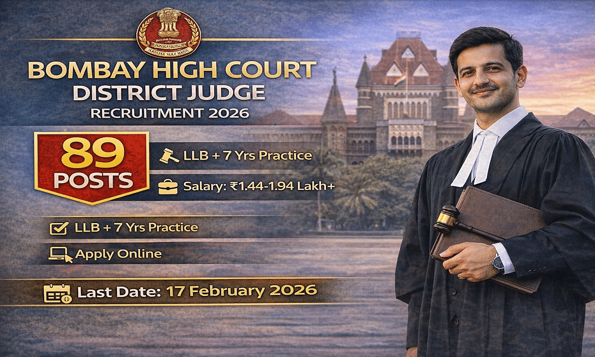 Bombay High Court District Judge Online Form 2026