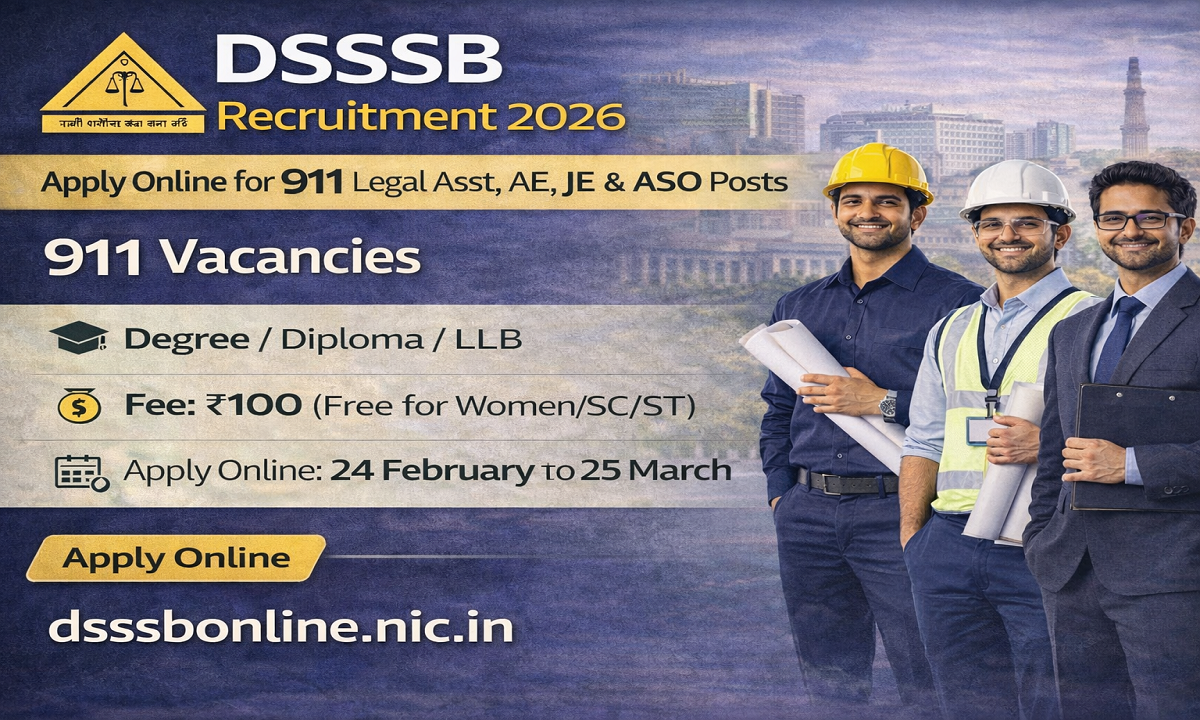 DSSSB 0126 Vacancy 2026