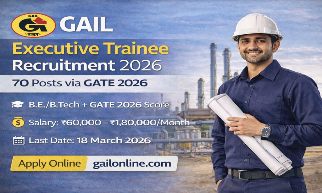 GAIL Executive Trainee Vacancy 2026