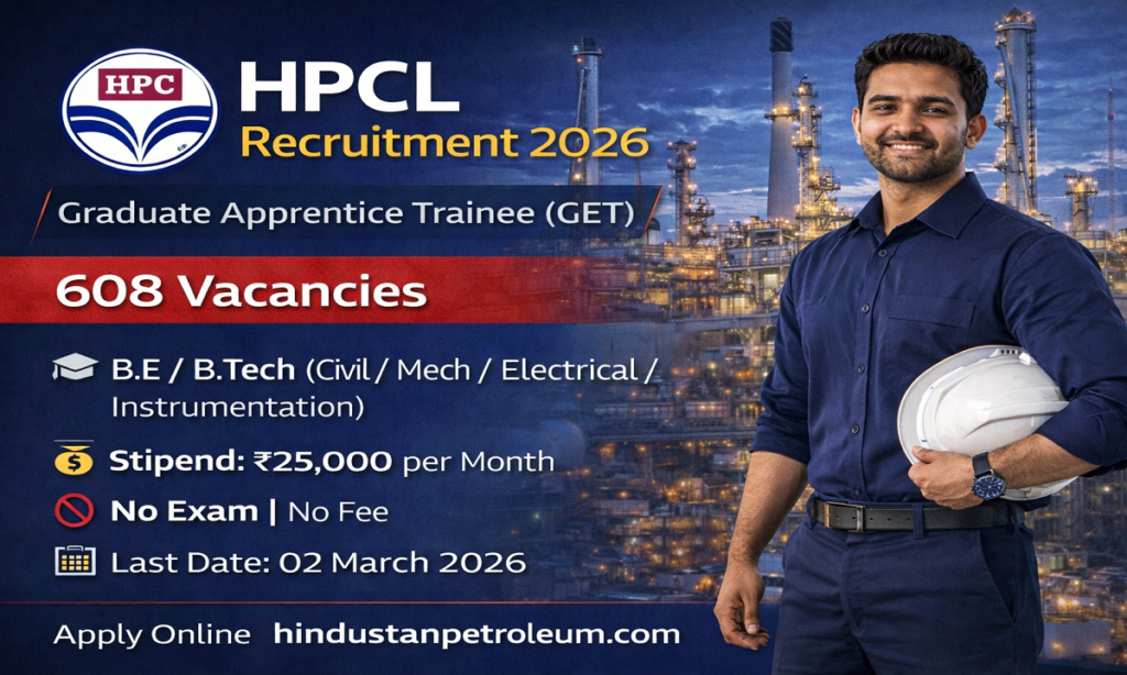 HPCL GET Vacancy 2026