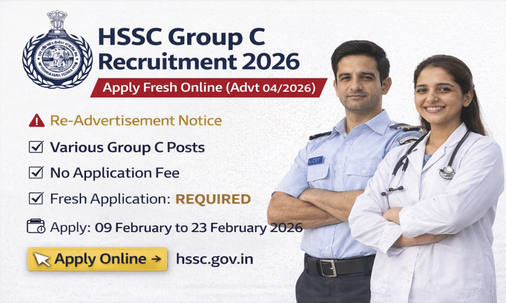 HSSC Advt 042026 Recruitmen