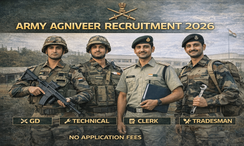 Indian Army Agniveer Online Form 2026