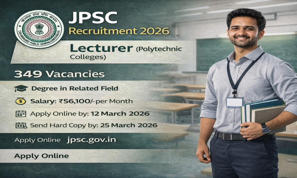 JPSC Lecturer Vacancy 2026