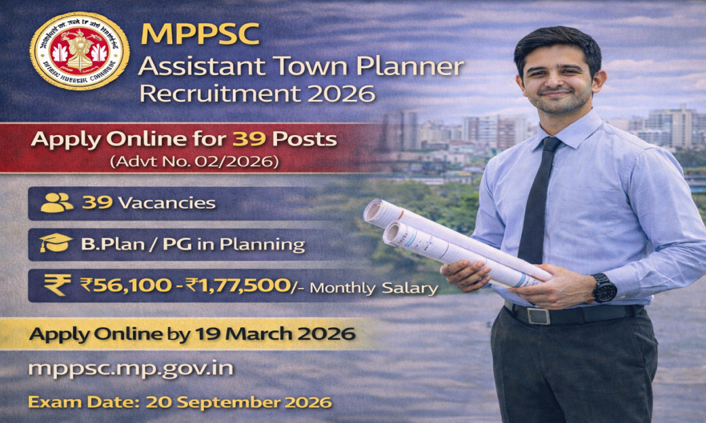 MPPSC Assistant Town Planner Vacancy 2026