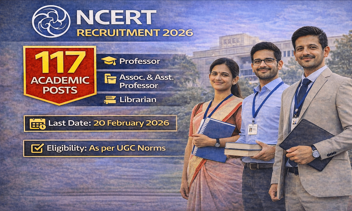 NCERT Academic Position Online Form 2026
