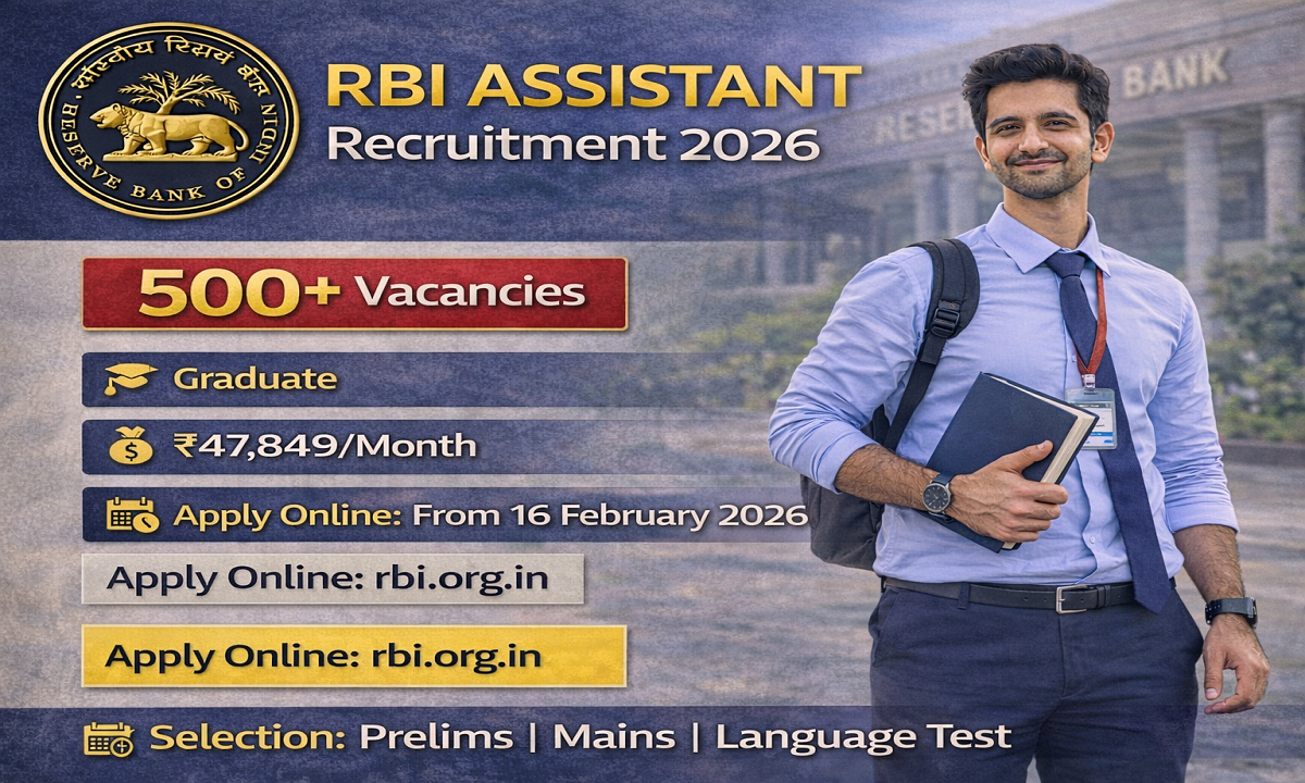 RBI Assistant Vacancy 2026