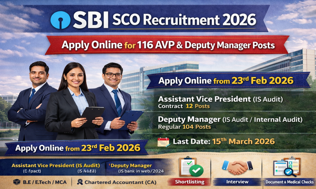 SBI SCO Recruitment 2026