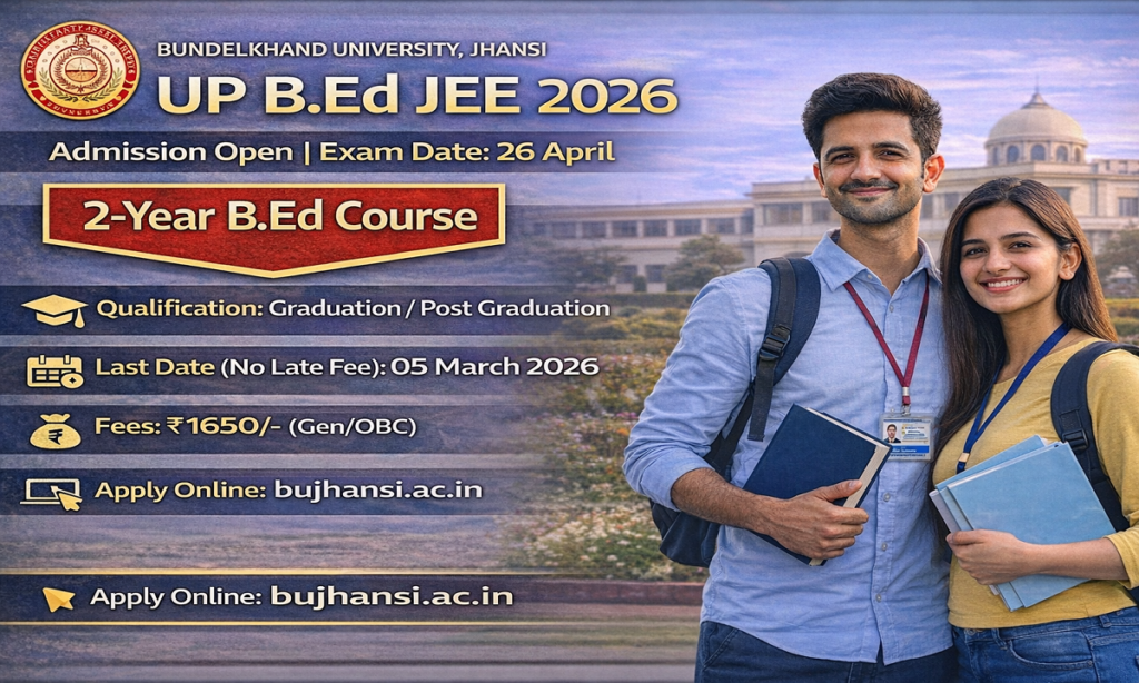 UP BEd Admission 2026