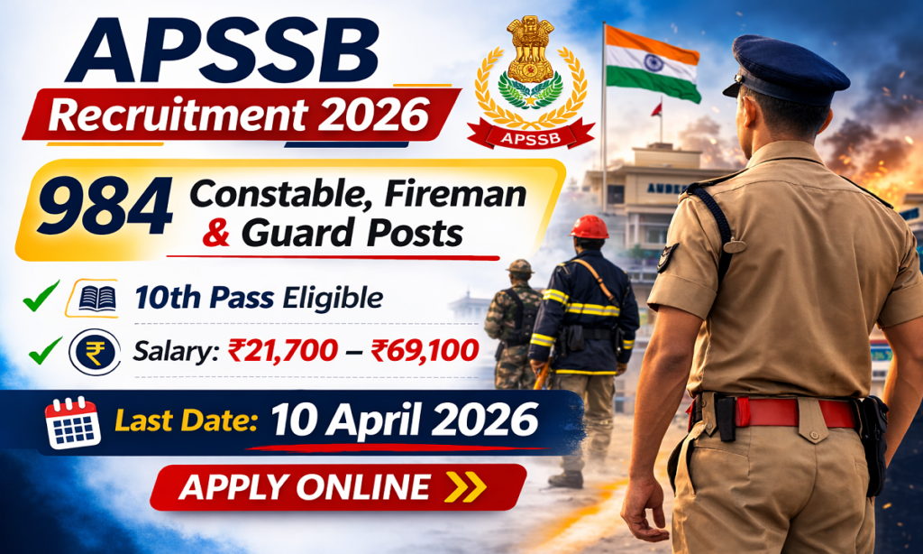 APSSB Constable Recruitment 2026