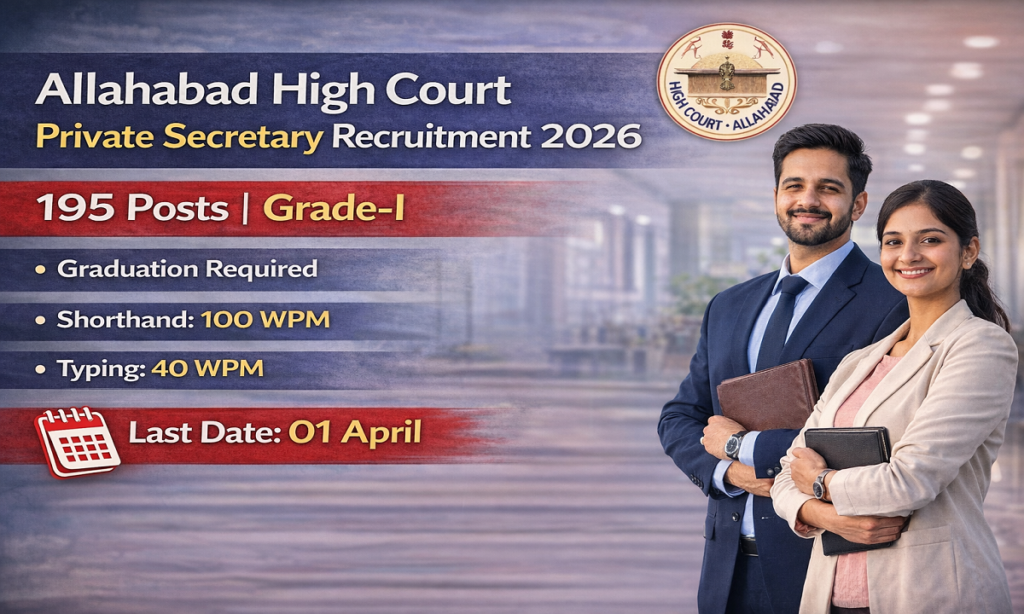 Allahabad HC Private Secretary Vacancy 2026