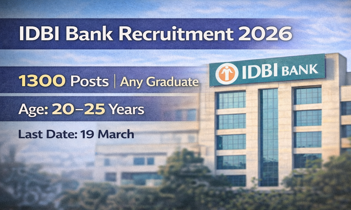 IDBI Bank AM & JAM Recruitment 2026