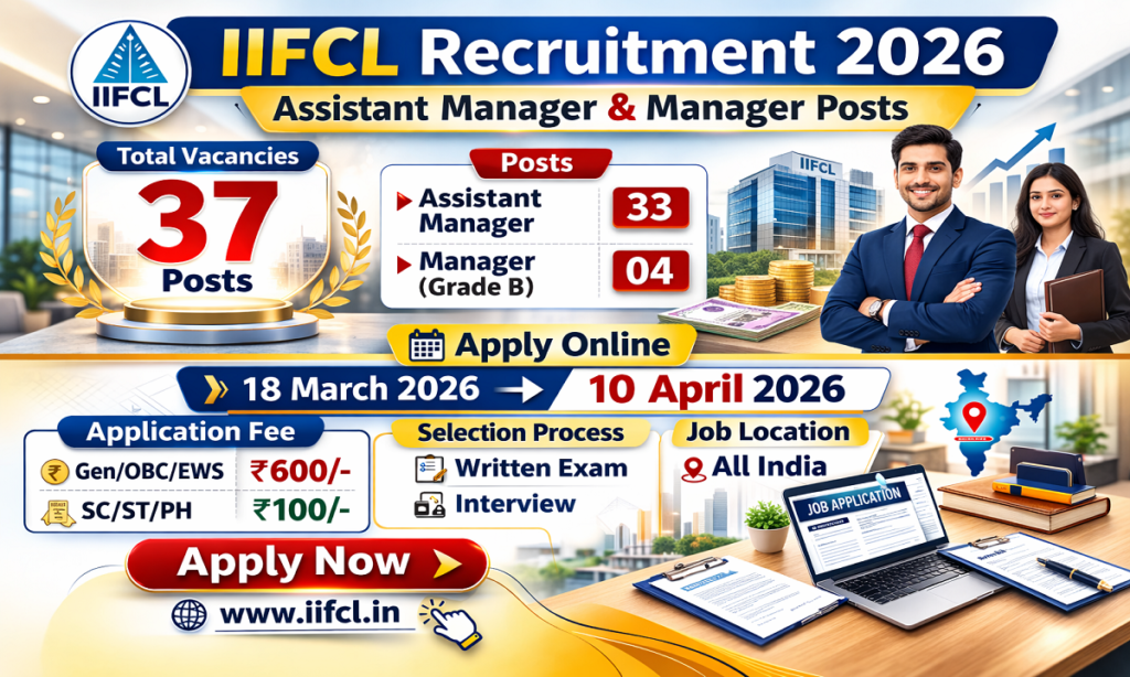 IIFCL Assistant Manager Vacancy 2026