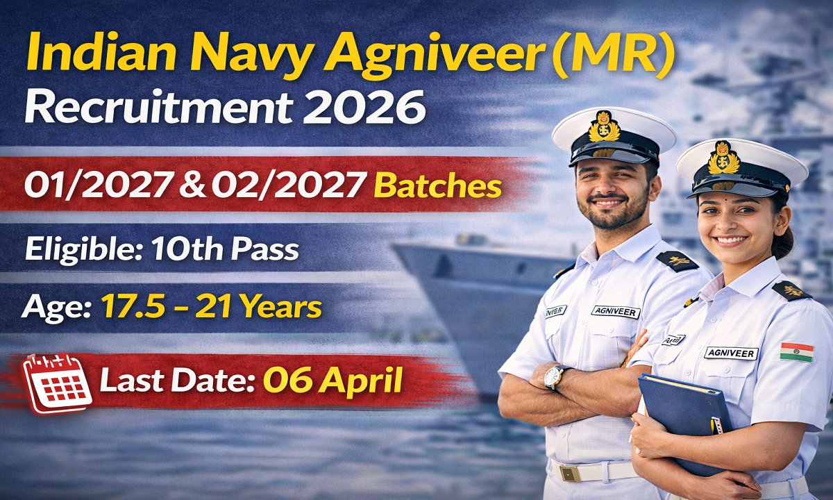 Indian Navy Agniveer MR Vacancy 2026