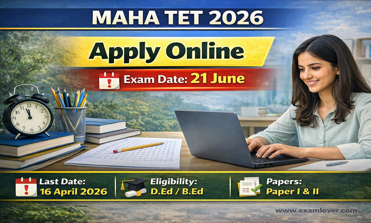 MAHA TET 2026 Online Form