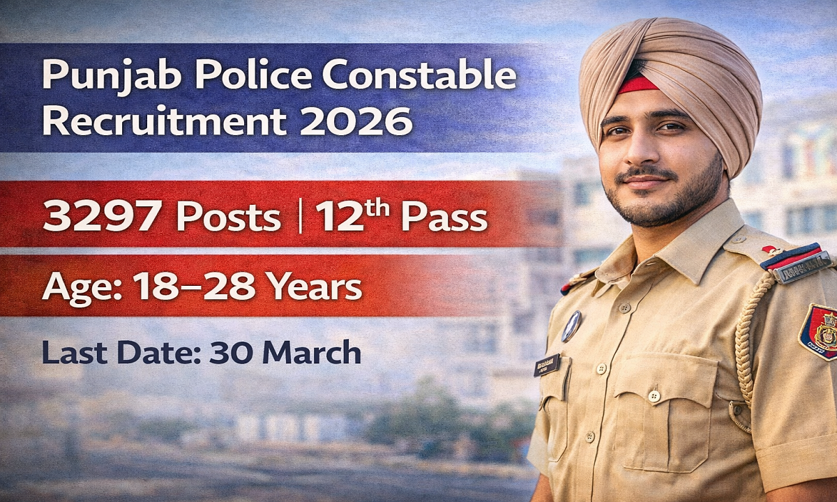 Punjab Police Constable Vacancy 2026