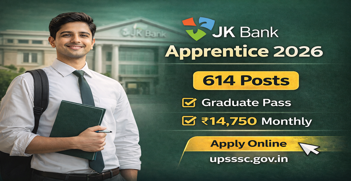 JK Bank Apprentice Recruitment 2026