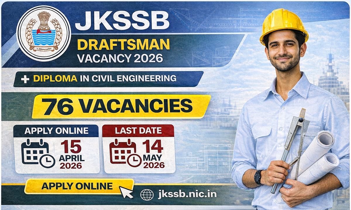 JKSSB Draftsman Vacancy 2026