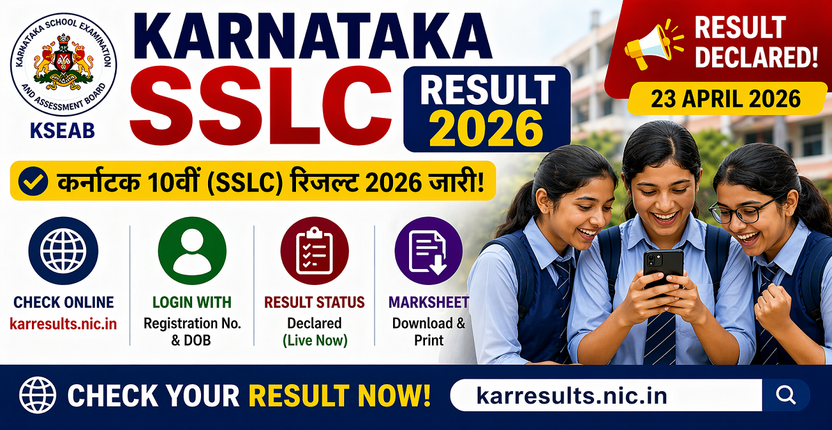 Karnataka SSLC Result 2026