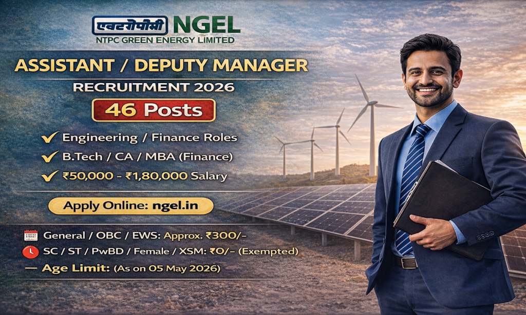 NGEL Assistant Deputy Manager Recruitment 2026
