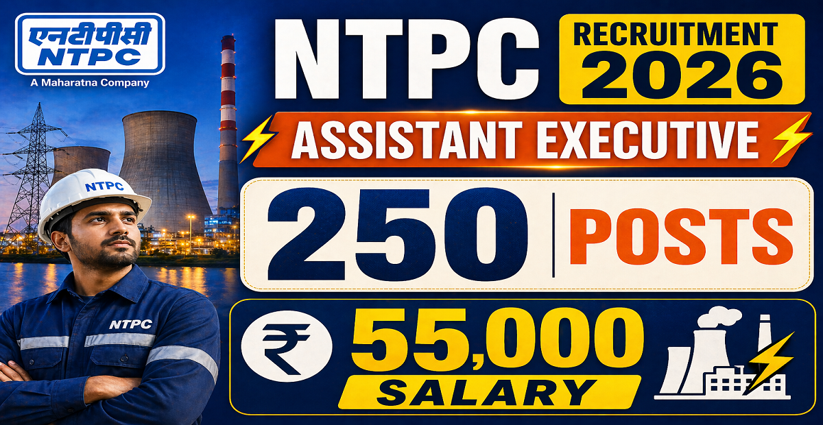 NTPC Assistant Executive Operation Recruitment 2026