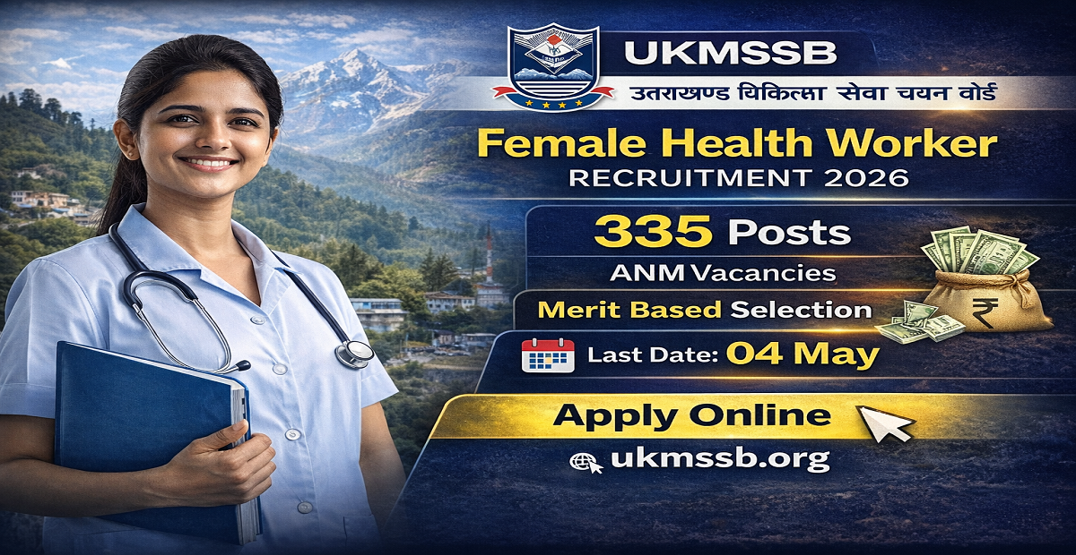 UKMSSB Female Health Worker Recruitment 2026