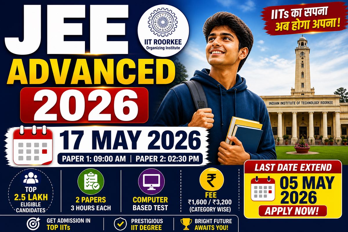 IIT JEE Advanced 2026 Apply Online