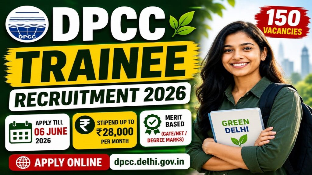 DPCC Trainee Recruitment 2026: Apply Online for 150 Technical & Scientific Posts