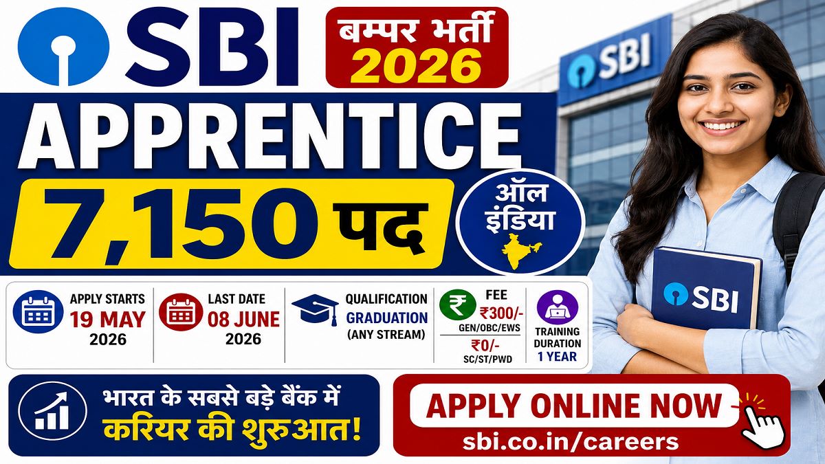SBI Apprentice Recruitment 2026